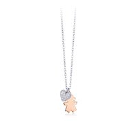 Collana Mabina Donna in Argento Zirconia 553154 - 553154